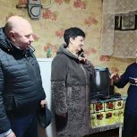 В Уваровском округе партийцы навестили ветерана Великой Отечественной войны Климкина Ивана Семеновича