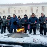 В Норильске активисты «Единой России» встретили «Экспедицию памяти»