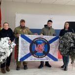 Волонтеры Верхнесадового сплели и передали маскировочные сети нашим бойцам