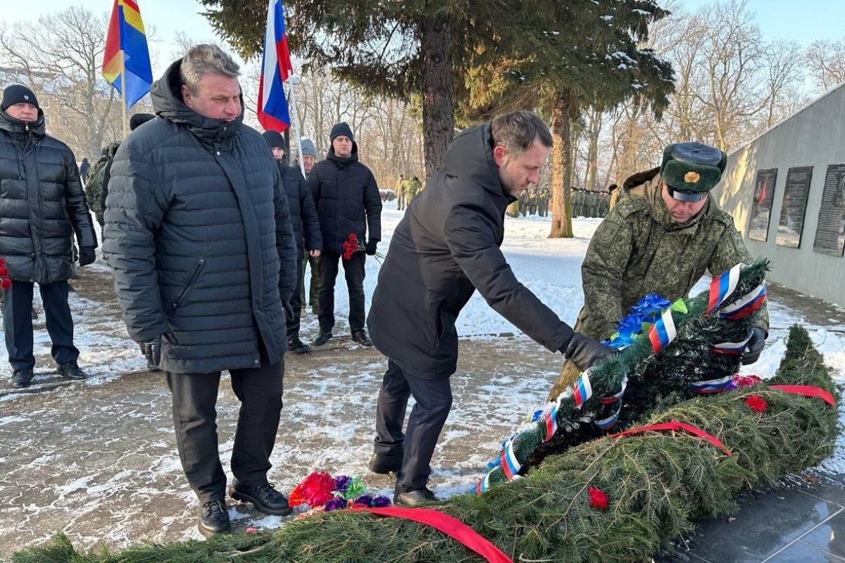 Проект «Историческая память»: В Черняховске у мемориального комплекса прошёл памятный митинг, посвящённый 81‑й годовщине штурма Инстербурга