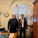 Депутат Сайгидпаша Умаханов обсудил с новоизбранным академиком РАН Муртазаевым развитие науки в Дагестане
