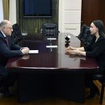 Сергей Голубев провёл рабочую встречу с депутатом Государственной Думы Юлией Сарановой