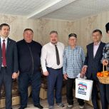 Партийная акция «С Новым годом, ветеран!» прошла по всей области