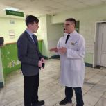 Илья Зайцев проверил работу учреждений здравоохранения в Канске