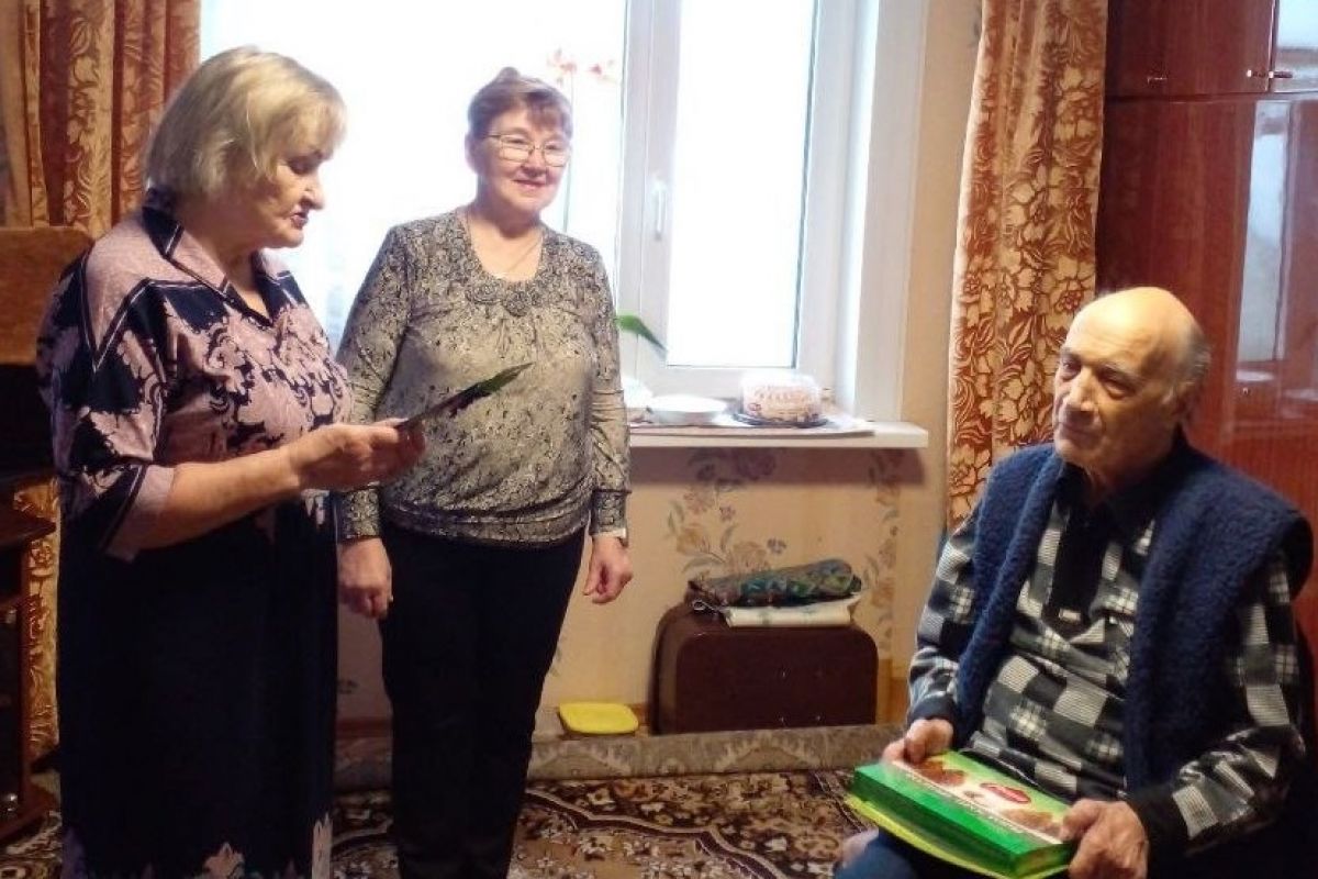 85-летний юбилей отметил житель Верхней Тоймы Анатолий Владимирович Бараков