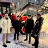 Депутаты «Единой России» проверили уборку снега в городе