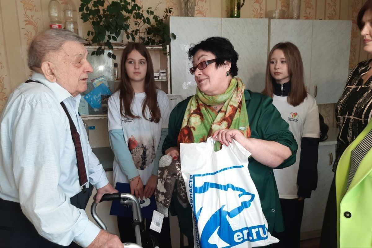 В Липецкой области подвели итоги акции «С Новым годом, ветеран!»