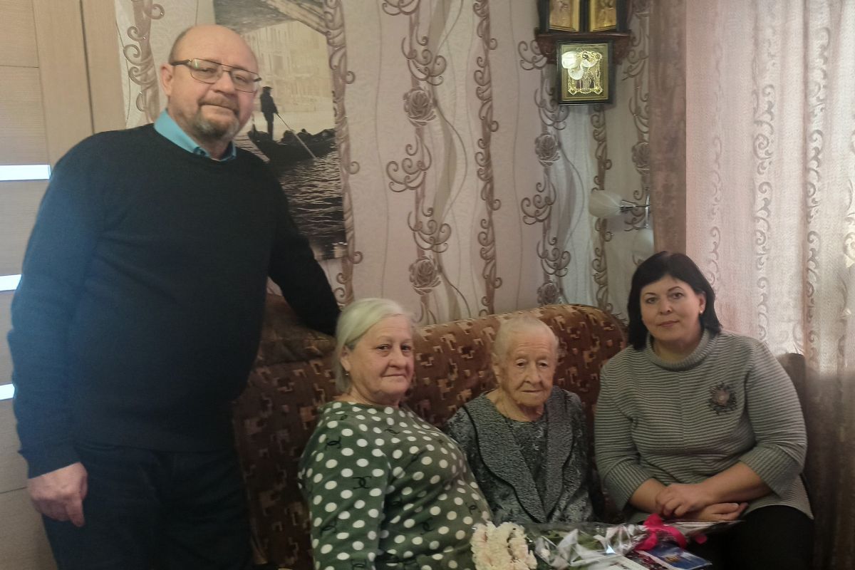 Жительница Сасовского округа Мария Павловна Овечкина отметила свой 102-й день рождения