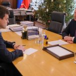 Михаил Котюков и Сергей Верещагин обсудили ключевые задачи развития Красноярска