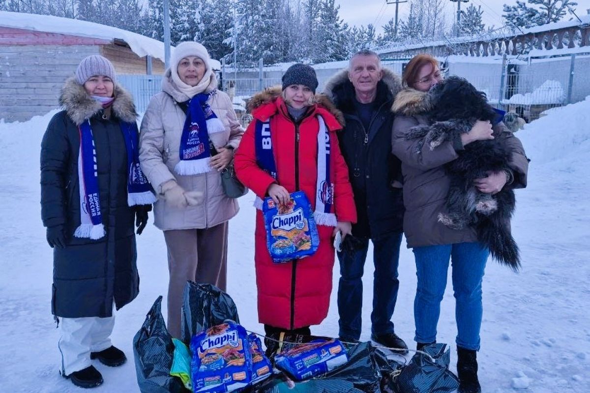 Единороссы навестили приюты бездомных животных в Когалыме, Лангепасе и Покачах