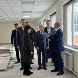 В Сернуре проверили ход капремонта школы №2 имени Н. А. Заболотского