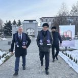 Партийный десант «Единой России» оценил ход благоустройства парка имени Карцхала Мальсагова в Назрани