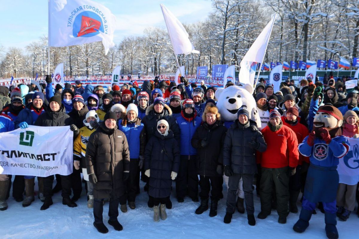 В Туле при поддержке «Единой России» прошёл фестиваль по хоккею в валенках