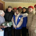 Эртильские единороссы поздравили ветеранов с новогодними праздниками и Крещением