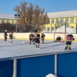 Самые маленькие хоккеисты приняли участие в своей первой товарищеской встрече