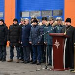 Глава ДНР, секретарь Донецкого регионального отделения «Единой России» Денис Пушилин открыл в Мариуполе новую пожарно-спасательную часть