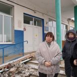 Партдесант ознакомился с капремонтом в школе посёлка Каскадный
