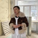 В поликлинике Верхнерогачикской больницы, включенной в народную программу «Единой России», выполнено уже более 75% запланированных работ