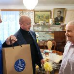 Сергей Тян поздравил ветерана Великой Отечественной войны