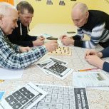 В Сямже прошло занятие «Зарядка для ума»  для мужчин старшего поколения