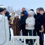 Виталий Рыльских оказал помощь в организации площадки для крещенских купаний