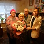 Касимовские единороссы поздравили долгожителей с 90-летием