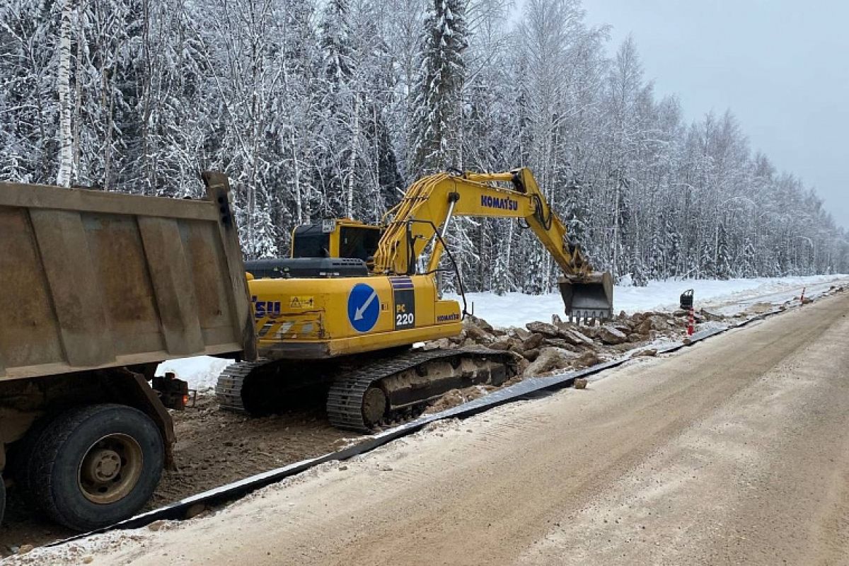 Народная программа ЕР: продолжается капремонт автодороги Коноша – Вельск