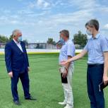 Строительство физкультурно-оздоровительного комплекса в рамках партпроекта «Детский спорт» завершается в Новосибирской области