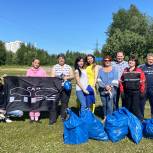 Молодогвардейцы города Радужный вышли на субботник