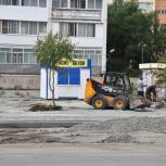 В Троицке ведутся активные работы по улучшению городской среды