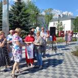 В Навашине открыли сквер Комсомольцев после благоустройства