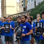 В России и ДНР активисты «Молодой Гвардии Единой России» почтили память детей-жертв войны в Донбассе