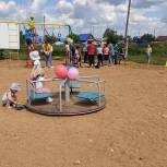 В Нагайбакском районе открыта еще одна детская площадка