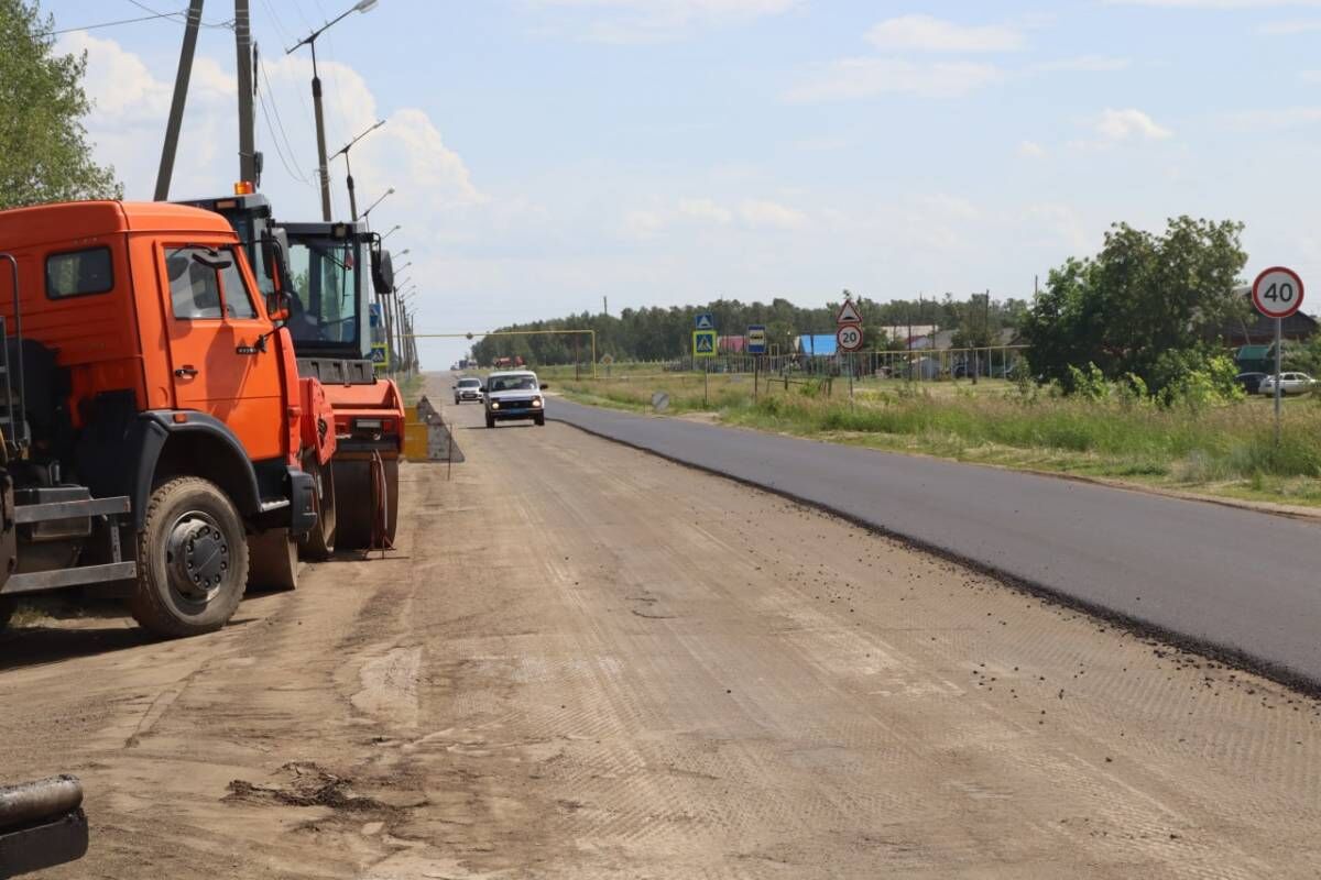 В селе Чесма отремонтировали дороги и начали строительство парка отдыха