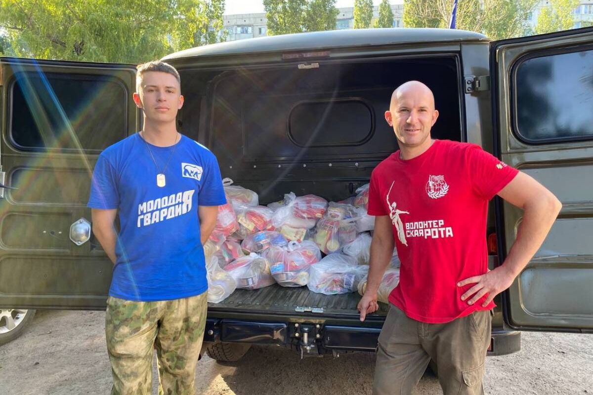 Саратовский волонтер помогает в Харьковской области