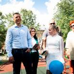 Губернаторскую детскую площадку открыли Дмитровские единороссы в посёлке Деденево