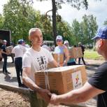 Волонтеры ЮВАО вновь посетили в Тарбушево пункт размещения беженцев Донбасса