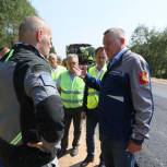 Олег Кувшинников оценил качество комплексного ремонта дорог в Вологодском районе