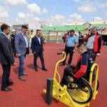 В Прокопьевске открыли спортивную площадку для людей с ограниченными возможностями