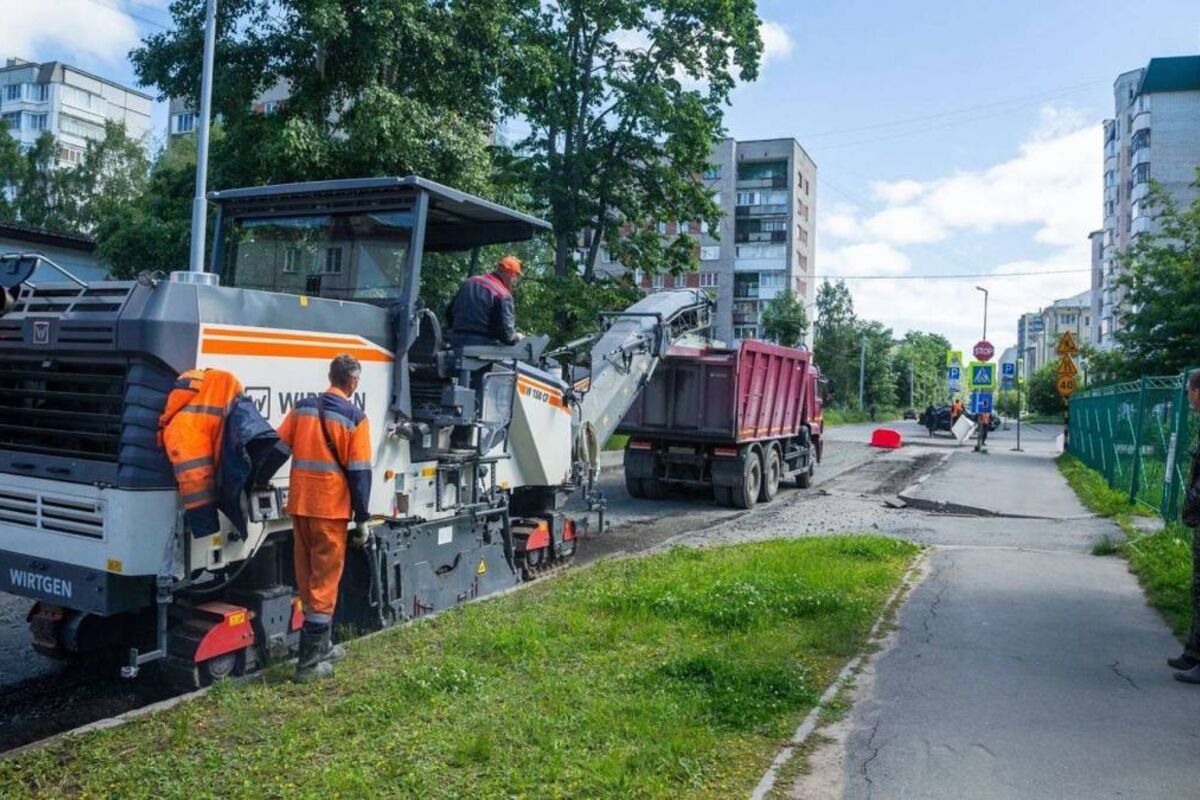 В Архангельске начались работы еще на одном объекте дорожного нацпроекта