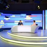 Губернатор Игорь Руденя ответил на актуальные вопросы в прямом эфире телеканала «Россия 24»