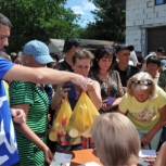 «Единая Россия» открыла центр гуманитарной помощи в Сватово Луганской Народной Республики