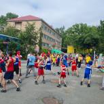 В детском центре "Парус Надежды" состоялся спортивный праздник при участии ЕР