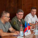 Андрей Исаев встретился с руководством парламента Луганской Народной республики
