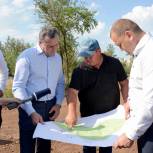 Олег Димов и Сергей Салмин оценили работы по благоустройству территорий в областном центре