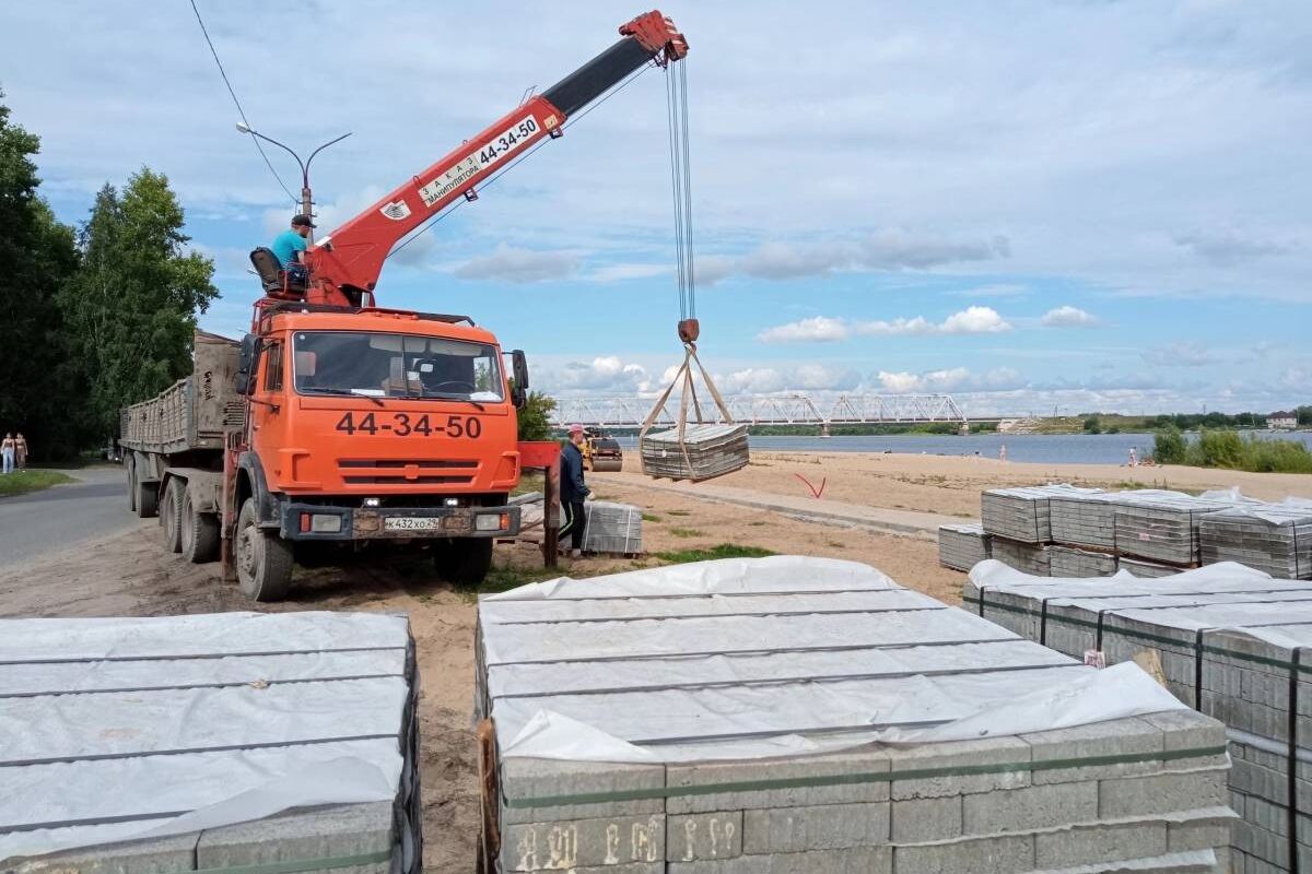 Благоустройство на набережной в Северном округе - на новом этапе