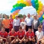 При поддержке «Единой России» в Новосибирской области построили парк Спортивной славы