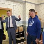 Молодогвардейцы в Люберцах провели мониторинг ремонтных работ в общежитии ФГБОУ ВО МГАФК