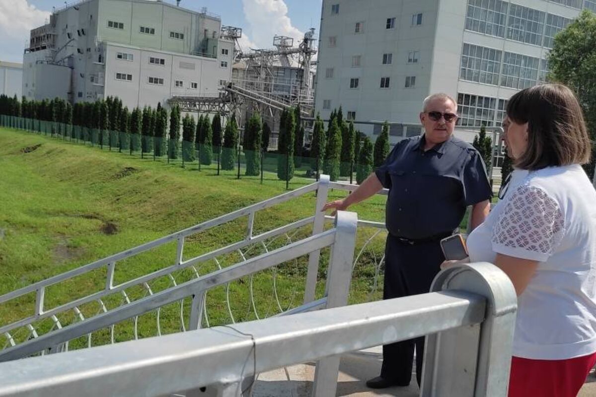В Алексеевке завершается ремонт центрального моста