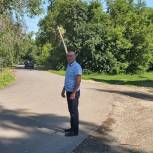 Сергей Чередников осмотрел отремонтированные дороги в двух сёлах Аткарского района
